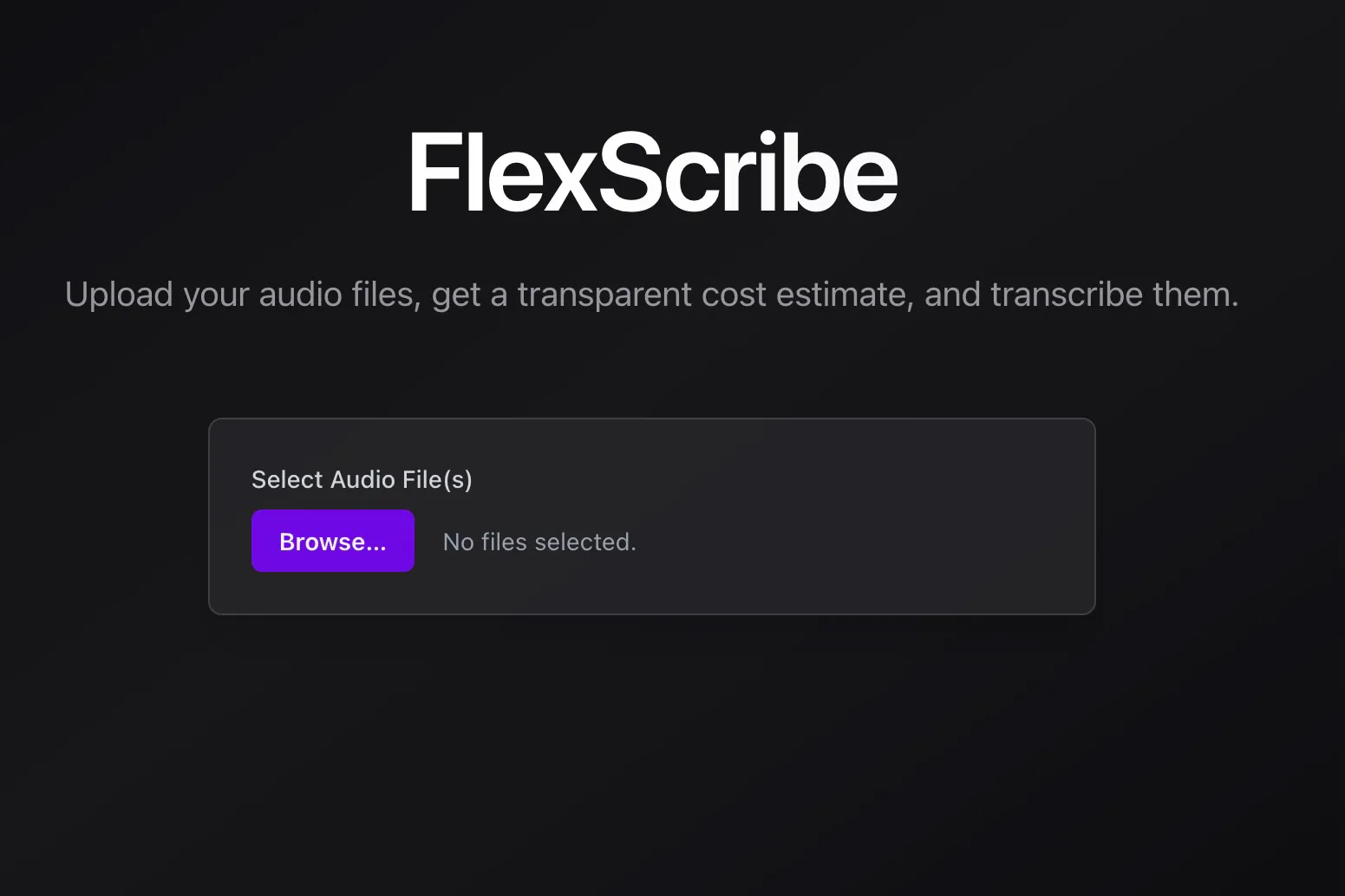 FlexScribe preview