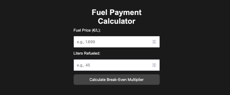 Fuel-Calculator